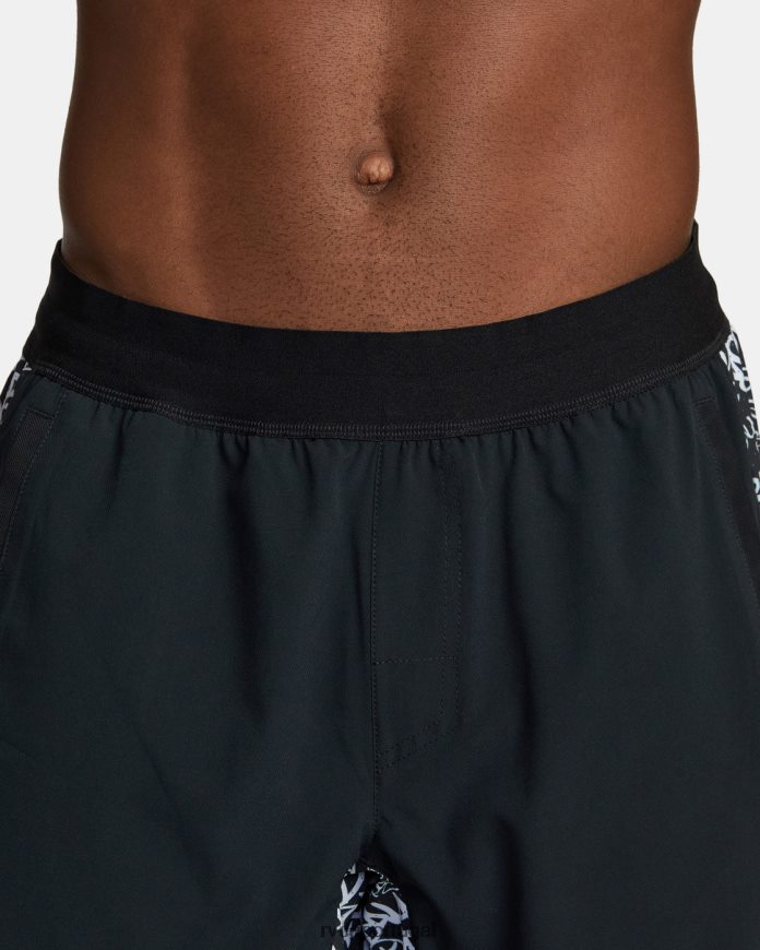 roupas RVCA homens yogger plus shorts de treinamento técnico preto N00F2H509