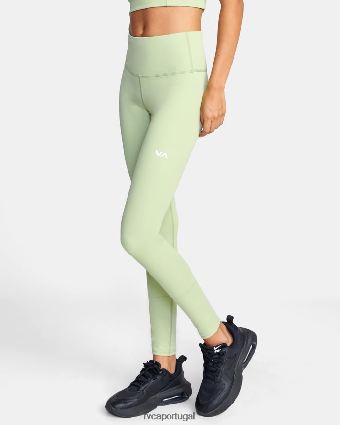 roupas RVCA mulheres leggings de treino essenciais va sábio claro N00F2H1536