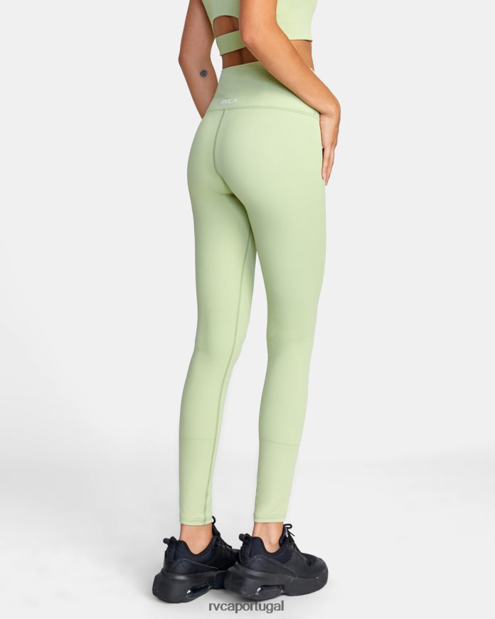 roupas RVCA mulheres leggings de treino essenciais va sábio claro N00F2H1536