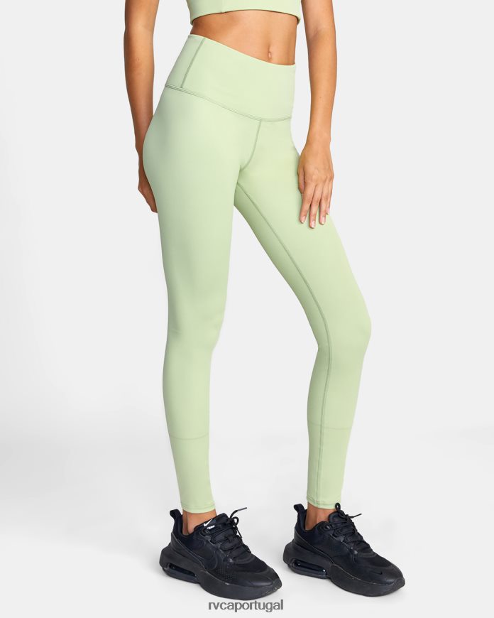 roupas RVCA mulheres leggings de treino essenciais va sábio claro N00F2H1536