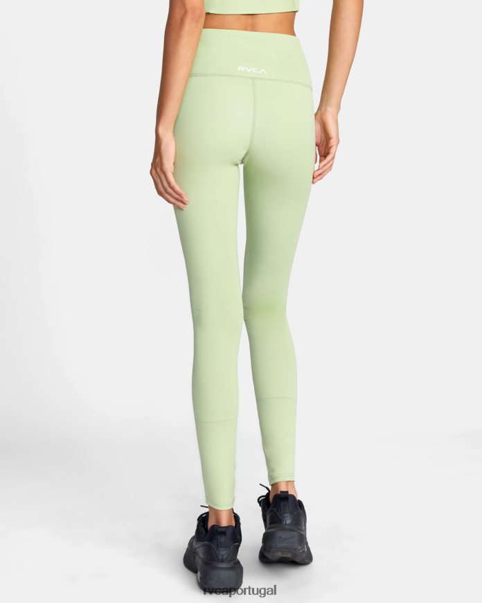 roupas RVCA mulheres leggings de treino essenciais va sábio claro N00F2H1536