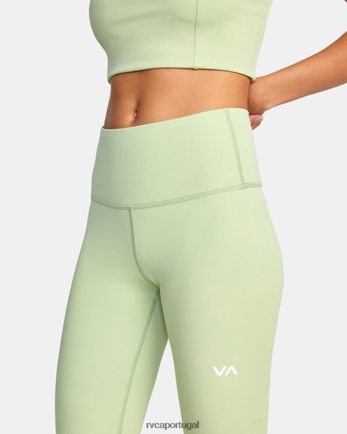 roupas RVCA mulheres leggings de treino essenciais va sábio claro N00F2H1536