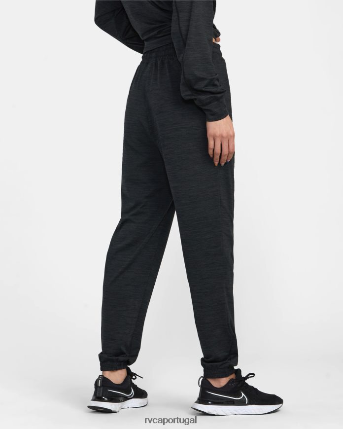 roupas RVCA mulheres va sport c-able joggers preto N00F2H1232
