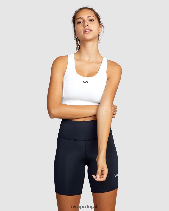 roupas RVCA mulheres shorts de ciclismo va essenciais 7 preto N00F2H1287