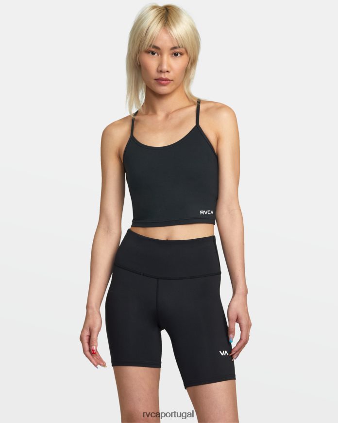 roupas RVCA mulheres shorts de ciclismo va essenciais 7 preto N00F2H1287