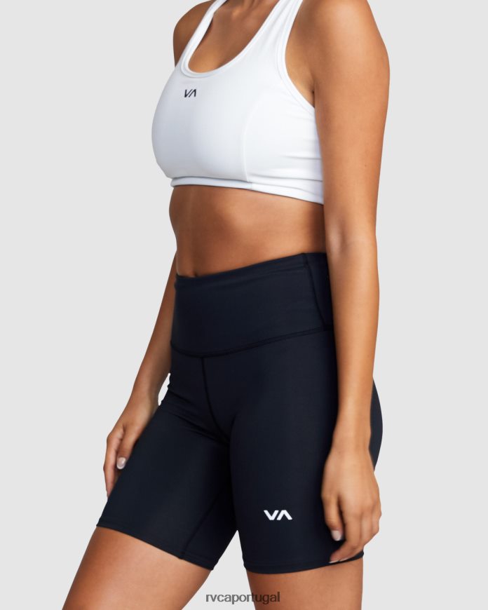 roupas RVCA mulheres shorts de ciclismo va essenciais 7 preto N00F2H1287