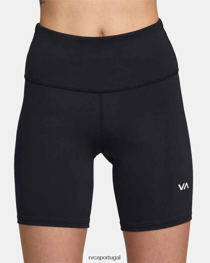 roupas RVCA mulheres shorts de ciclismo va essenciais 7 preto N00F2H1287