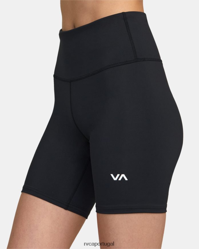 roupas RVCA mulheres shorts de ciclismo va essenciais 7 preto N00F2H1287