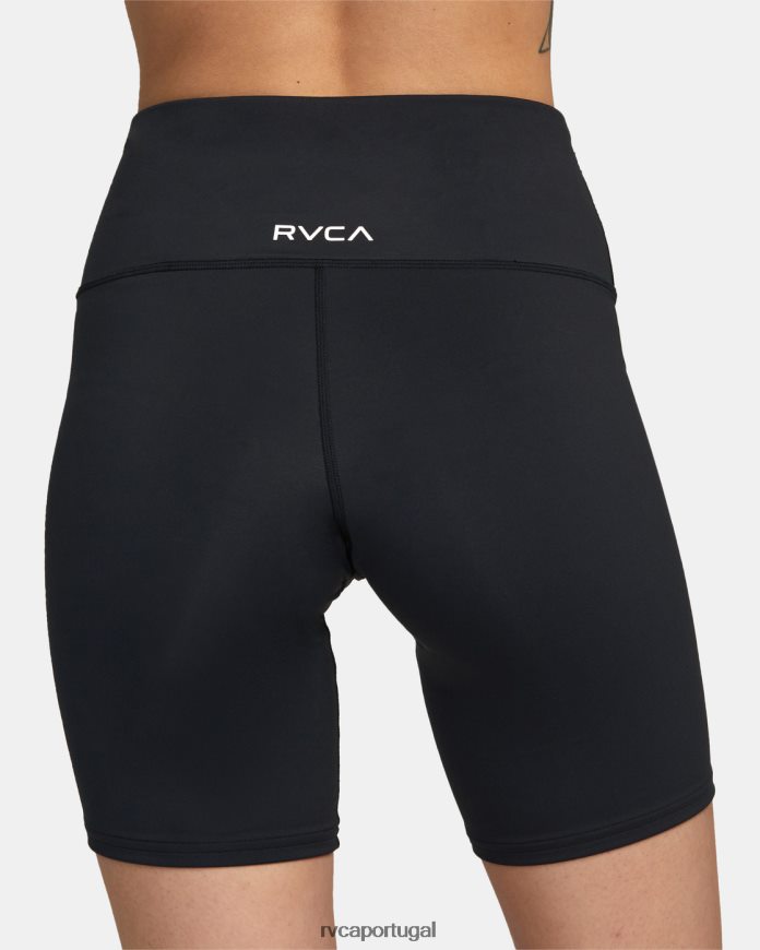roupas RVCA mulheres shorts de ciclismo va essenciais 7 preto N00F2H1287
