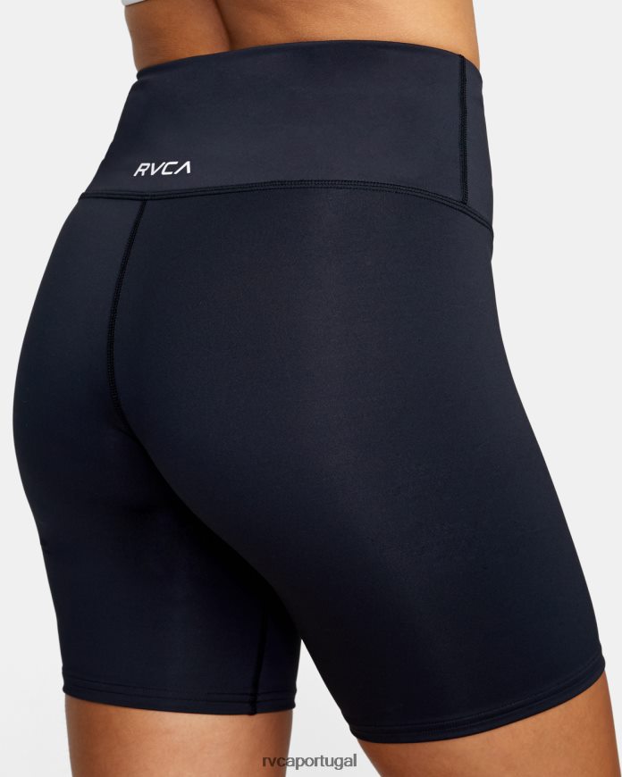 roupas RVCA mulheres shorts de ciclismo va essenciais 7 preto N00F2H1287