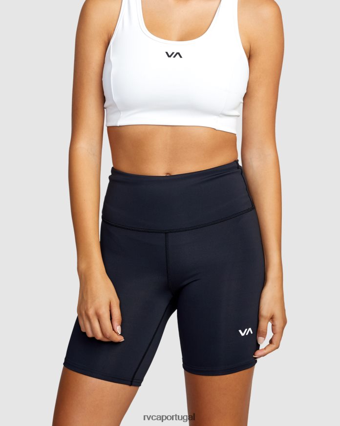 roupas RVCA mulheres shorts de ciclismo va essenciais 7 preto N00F2H1287
