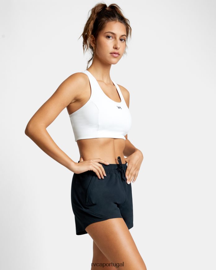 roupas RVCA mulheres shorts de treino VA Essential Yogger 3 preto N00F2H1332
