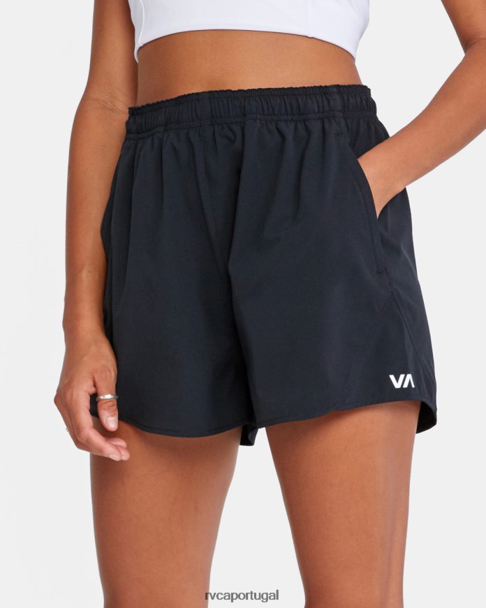 roupas RVCA mulheres shorts de treino VA Essential Yogger 3 preto N00F2H1332