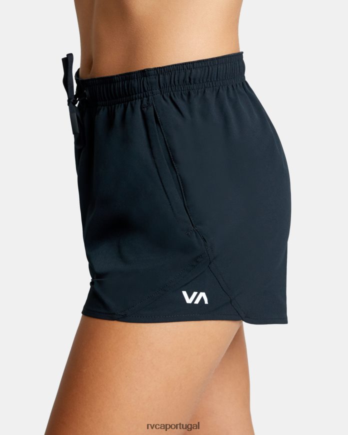 roupas RVCA mulheres shorts de treino VA Essential Yogger 3 preto N00F2H1332