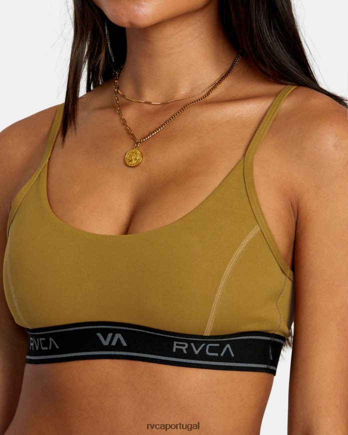 roupas RVCA mulheres sutiã esportivo básico Siena N00F2H1083