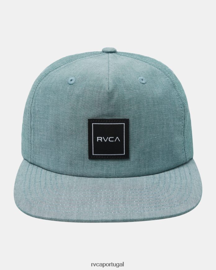 acessórios RVCA homens boné de beisebol Warren Clipback faculdade verde N00F2H440