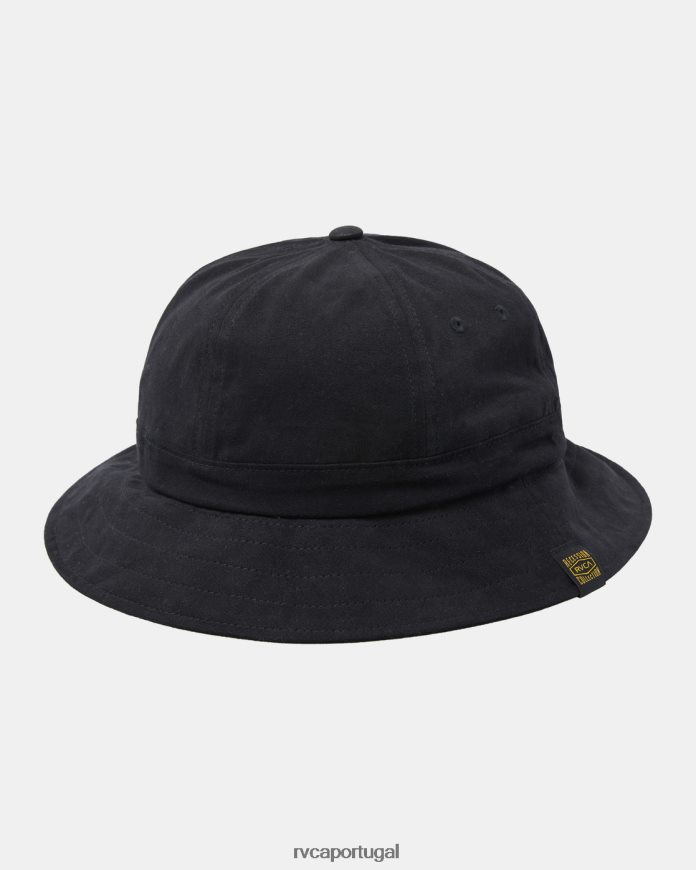 acessórios RVCA homens chapéu balde para o turno diurno preto N00F2H498
