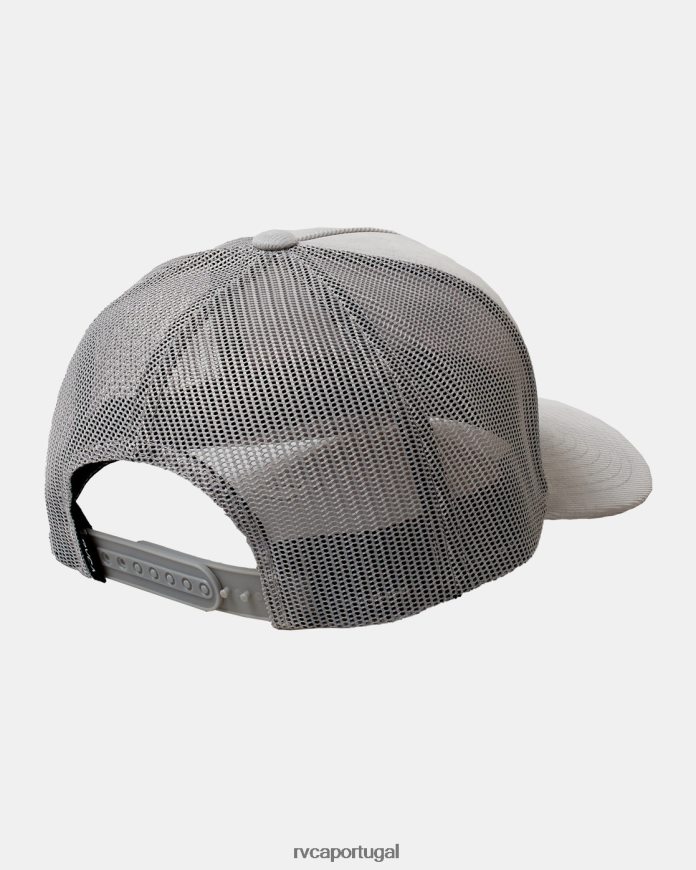 acessórios RVCA homens chapéu de caminhoneiro com cordão va atw cinza claro N00F2H5