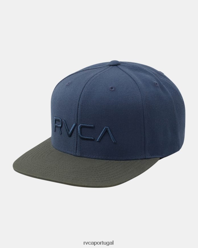 acessórios RVCA homens chapéu sarja snapback ii Oliva N00F2H865