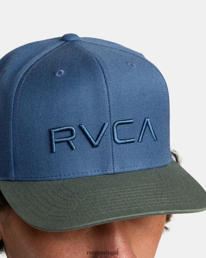 acessórios RVCA homens chapéu sarja snapback ii Oliva N00F2H865