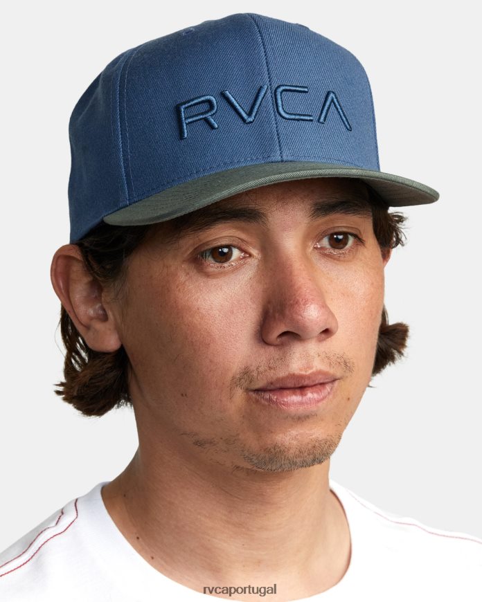 acessórios RVCA homens chapéu sarja snapback ii Oliva N00F2H865