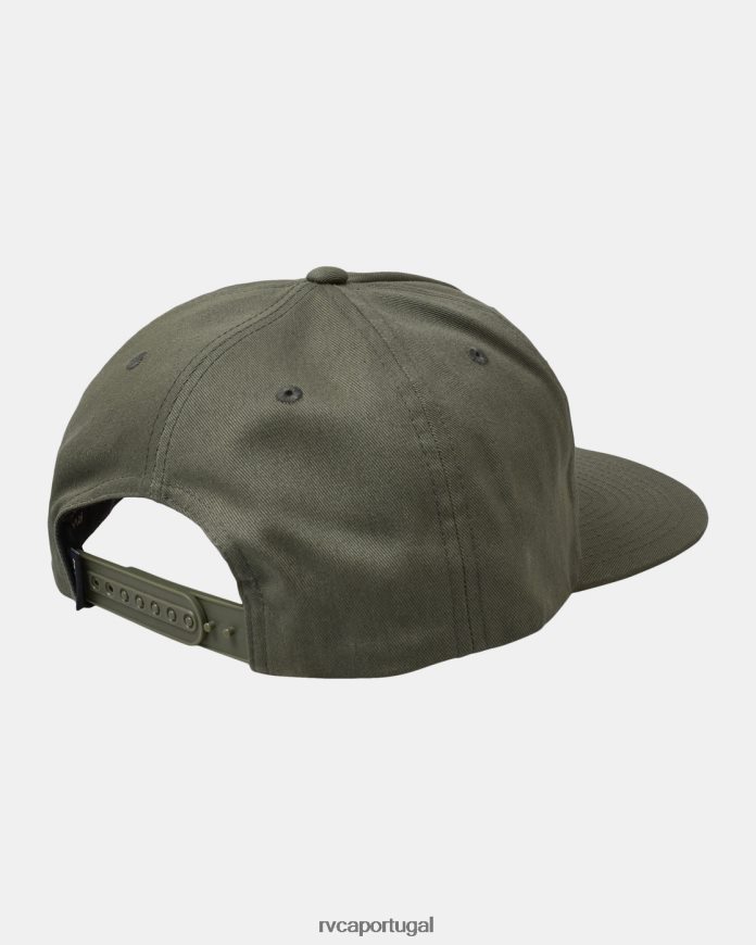 acessórios RVCA homens chapéu snapback da Earth Corp Oliva N00F2H111