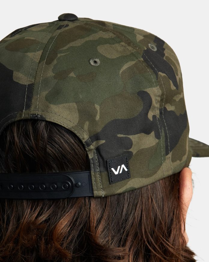 acessórios RVCA homens chapéu snapback da comunidade camuflagem N00F2H805