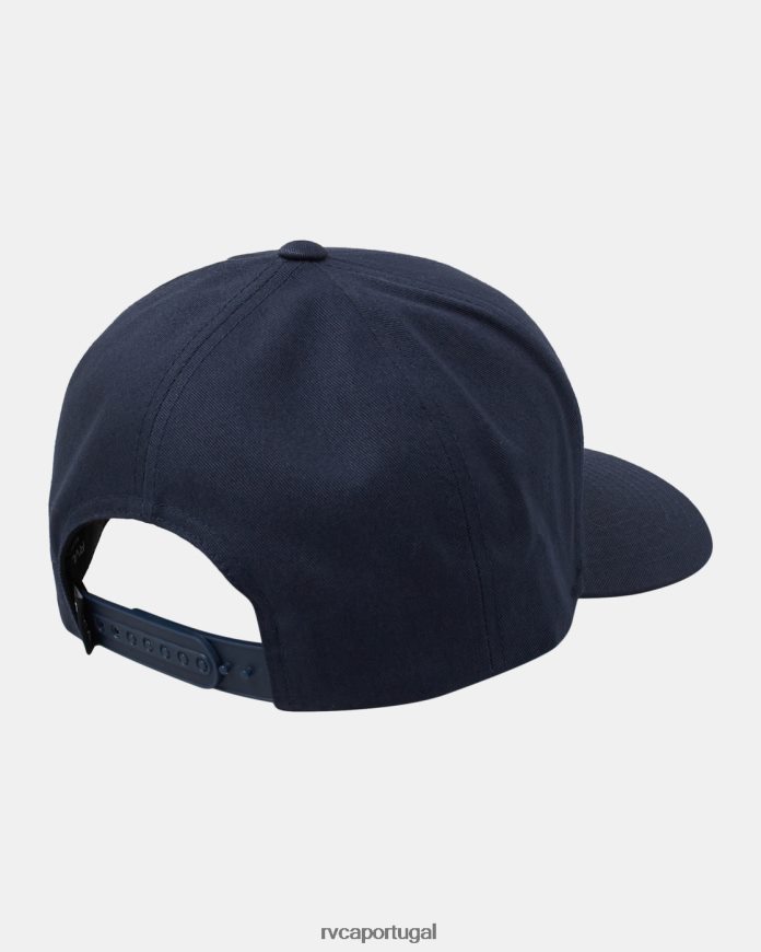acessórios RVCA homens chapéu snapback de plataforma marinha da meia-noite N00F2H347