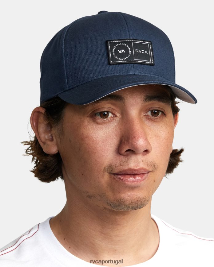 acessórios RVCA homens chapéu snapback de plataforma marinha da meia-noite N00F2H347