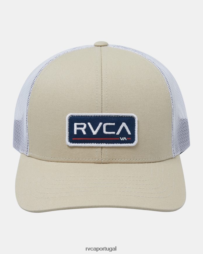 acessórios RVCA homens chapéu ticket trucker iii bronzeado N00F2H495
