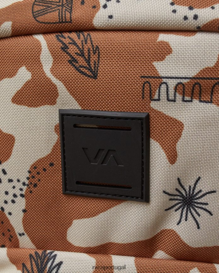 acessórios RVCA homens mochila imobiliária iv camelo N00F2H103