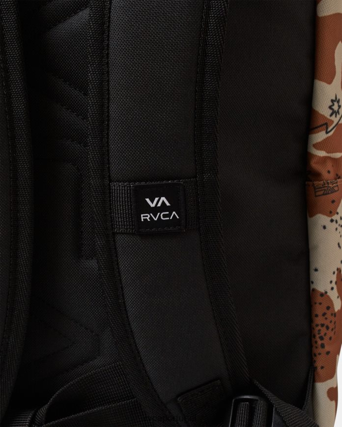 acessórios RVCA homens mochila imobiliária iv camelo N00F2H103
