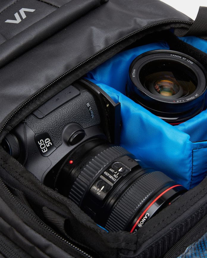 acessórios RVCA homens mochila zak noyle preto N00F2H349