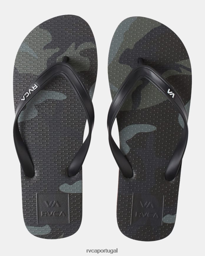 sapato RVCA homens até o fim chinelos camuflagem N00F2H738