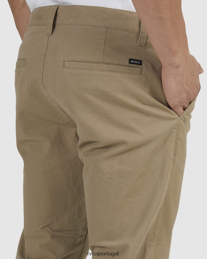 roupas RVCA homens calça de carona madeira N00F2H915