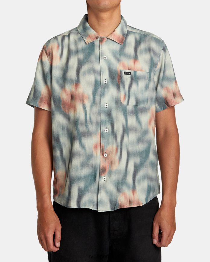 roupas RVCA homens camisa manga curta floral hawaii speed multi N00F2H235