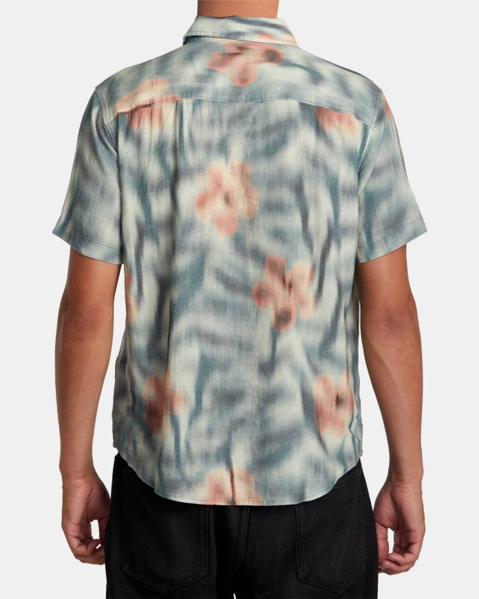 roupas RVCA homens camisa manga curta floral hawaii speed multi N00F2H235