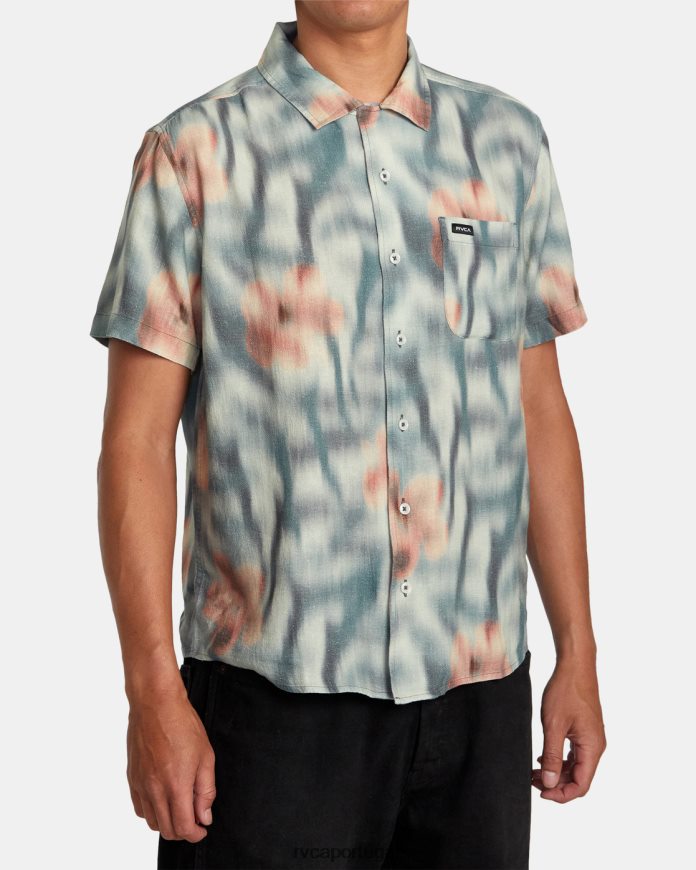 roupas RVCA homens camisa manga curta floral hawaii speed multi N00F2H235