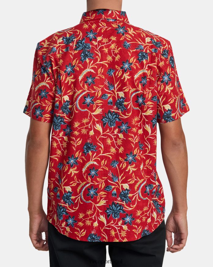 roupas RVCA homens camisa manga curta rvgazi Scarlett N00F2H493
