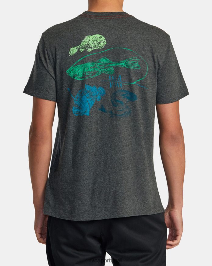 roupas RVCA homens ben horton camiseta abismo preto N00F2H93