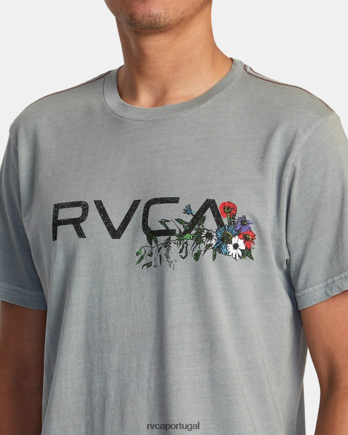 roupas RVCA homens camiseta de arranjo monumento N00F2H17