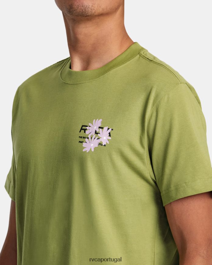 roupas RVCA homens camiseta de cobertura do solo abacate N00F2H206