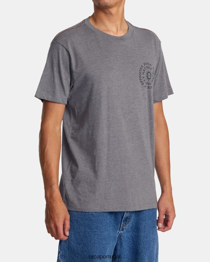 roupas RVCA homens camiseta de hipnose fumaça N00F2H16