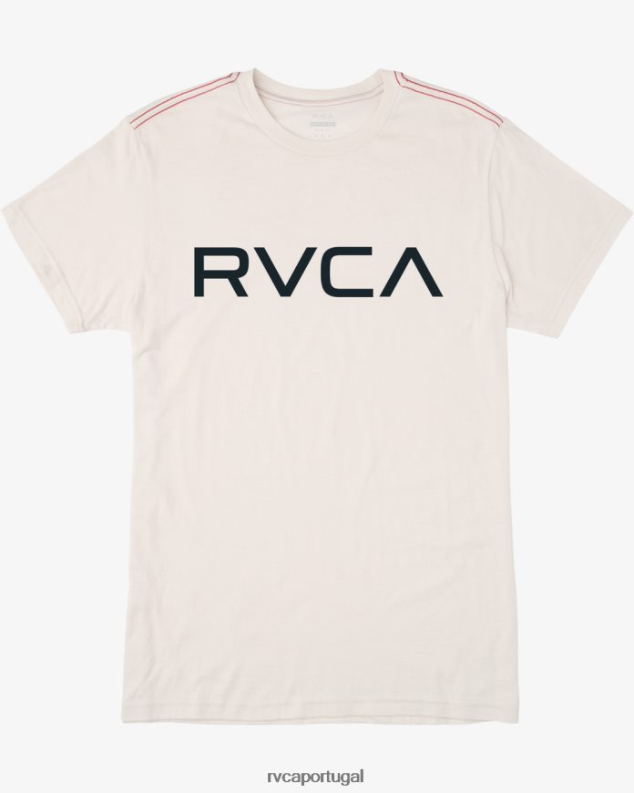 roupas RVCA homens camiseta grande branco antigo N00F2H859