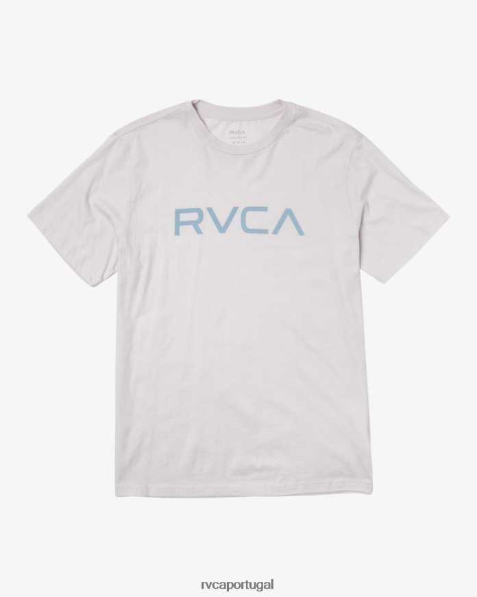 roupas RVCA homens camiseta grande manga curta névoa N00F2H161