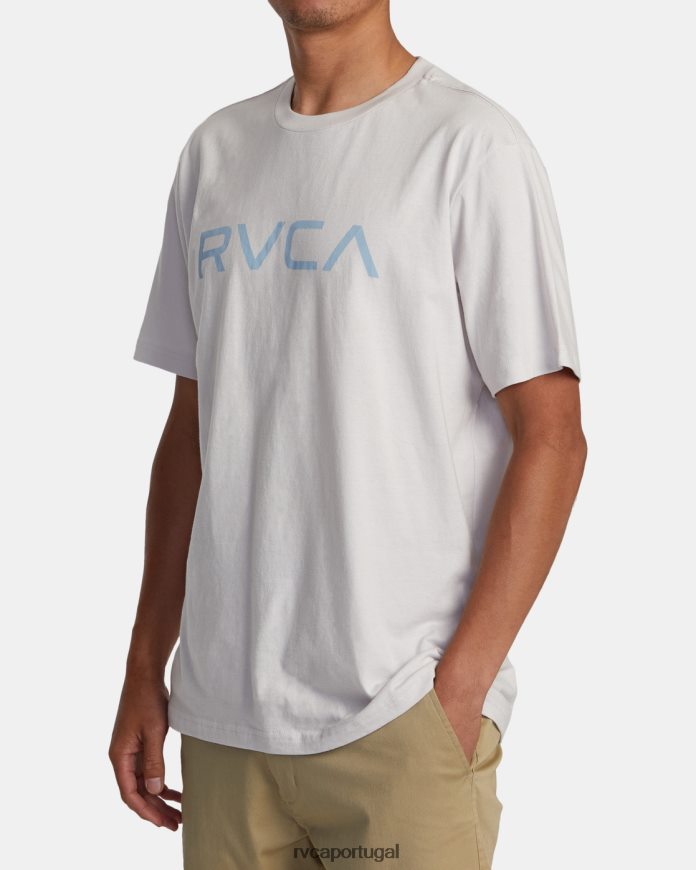 roupas RVCA homens camiseta grande manga curta névoa N00F2H161