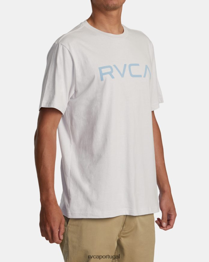 roupas RVCA homens camiseta grande manga curta névoa N00F2H161