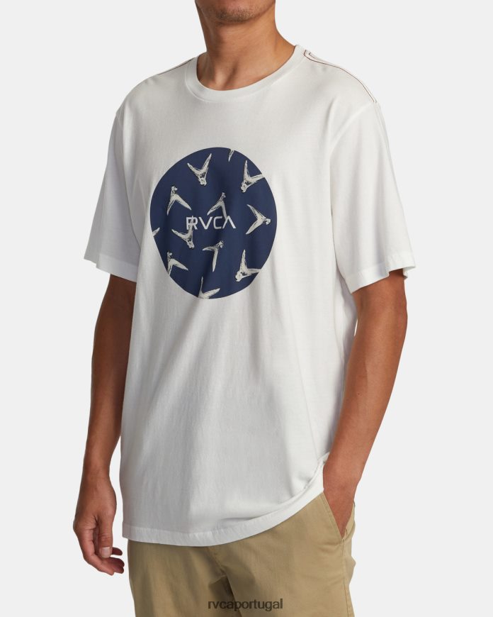 roupas RVCA homens camiseta hawaii motors barbatanas branco antigo N00F2H191