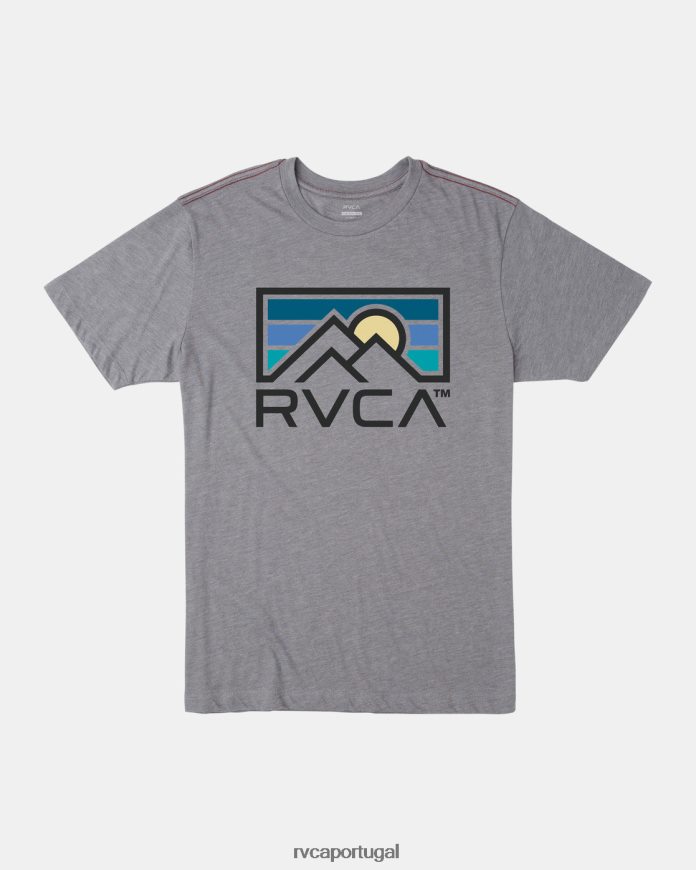 roupas RVCA homens camiseta horizonte ind fumaça N00F2H142