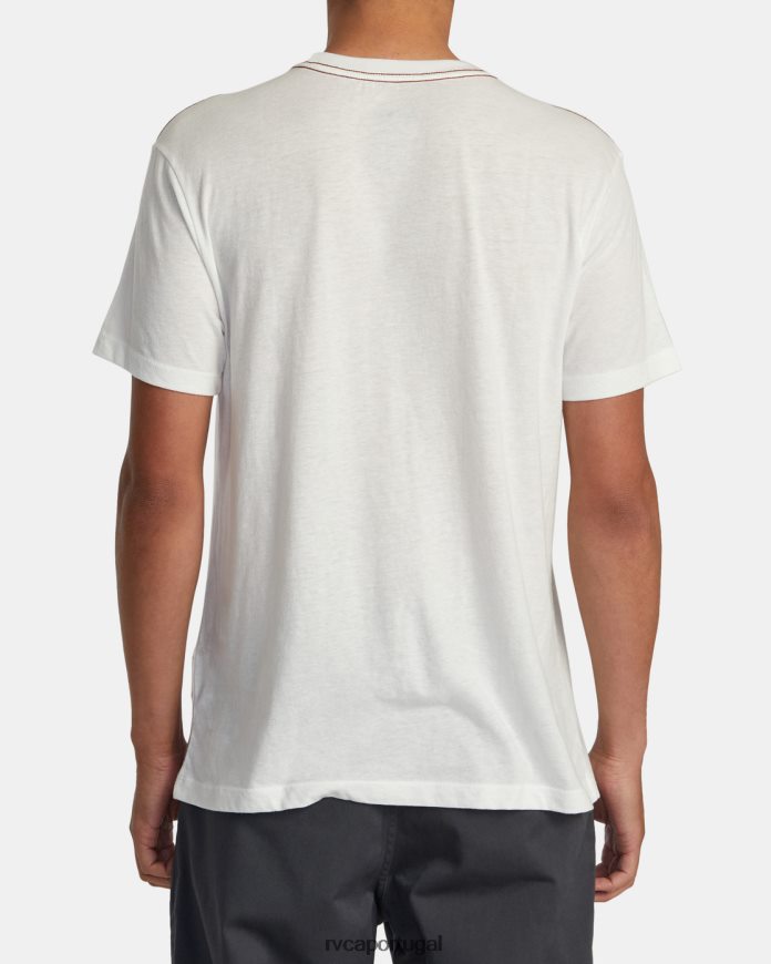 roupas RVCA homens camiseta interna branco antigo N00F2H223